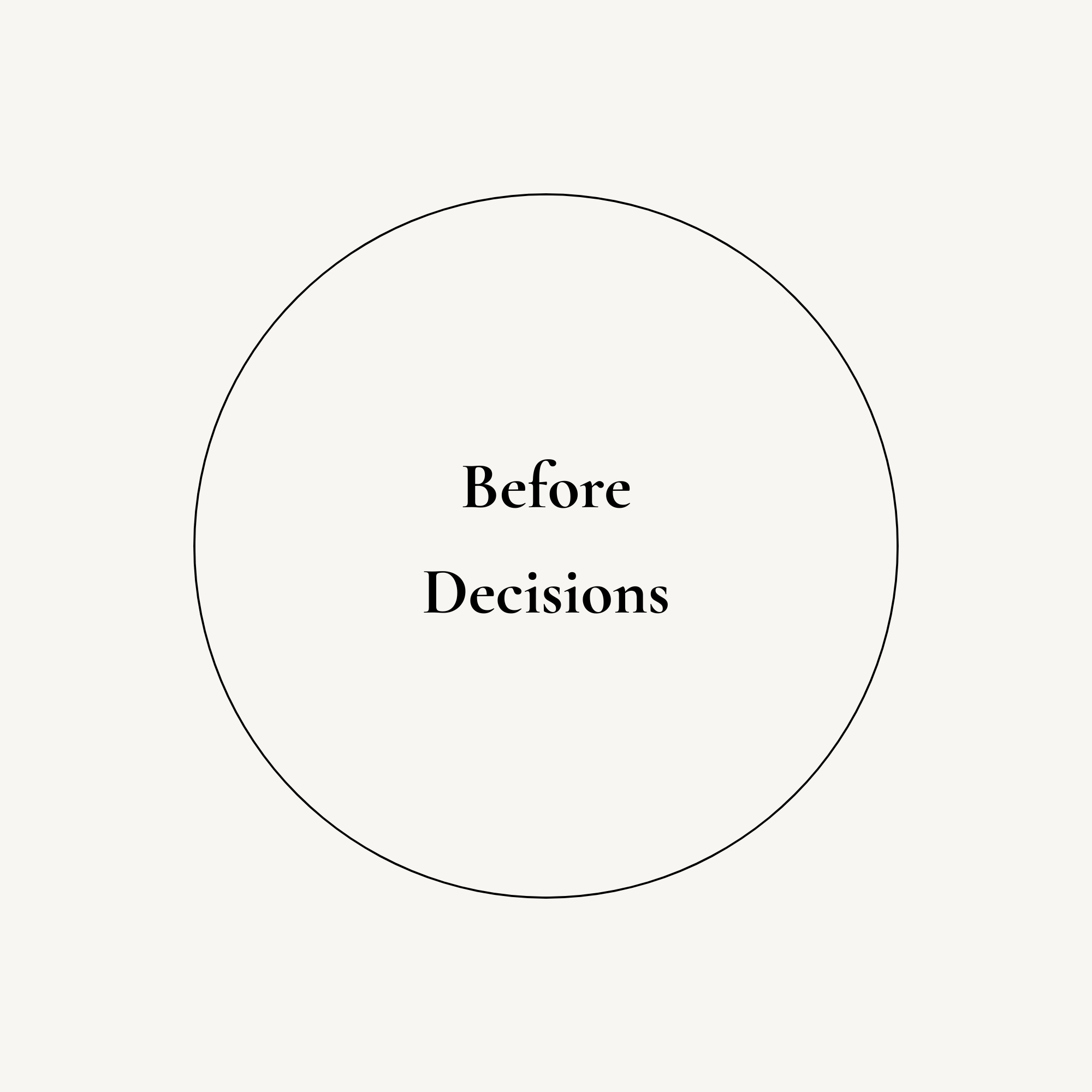 Before Decisions logo